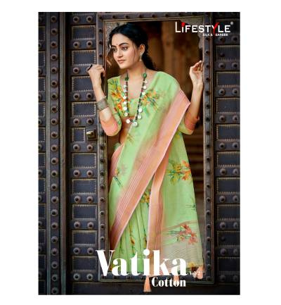 Vatika Cotton Vol 2 By Lifestyle Printed Attractive Sarees